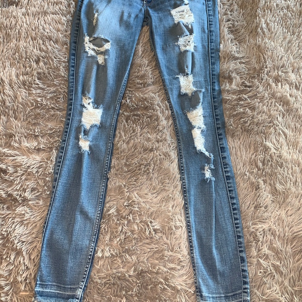 Hollister Distressed Skinny Jeans